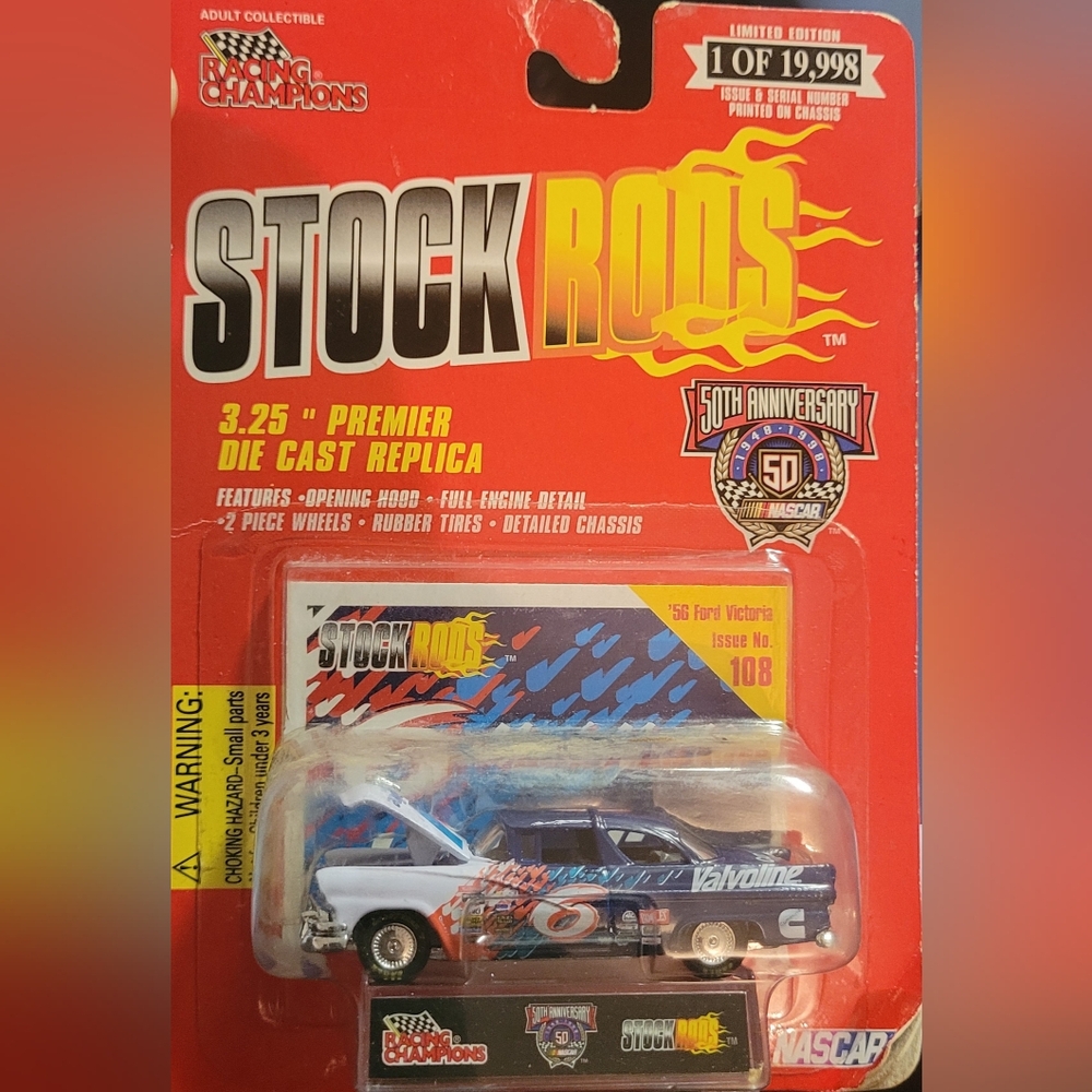 Racing Champions Stock Rods #6 50th Anniversary Limited Edition 1 of 19,998